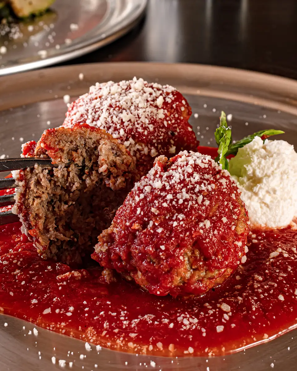 House meatballs with ricotta at Wayne Ale House