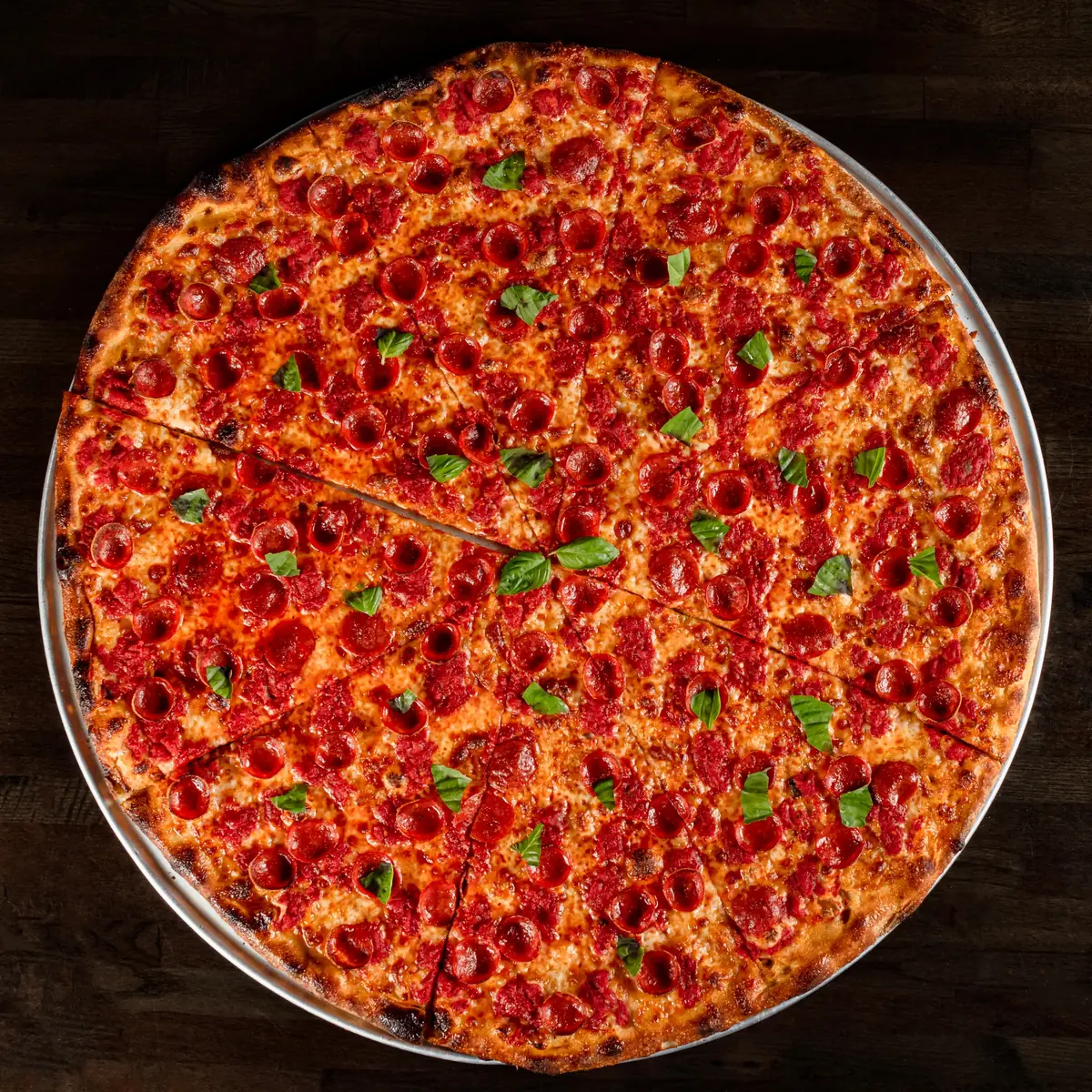 Pepperoni pizza at Wayne Ale House in Wayne, NJ