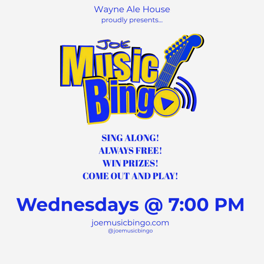 Music Bingo at Wayne Ale House