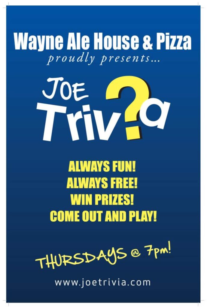 Trivia at Wayne Ale House